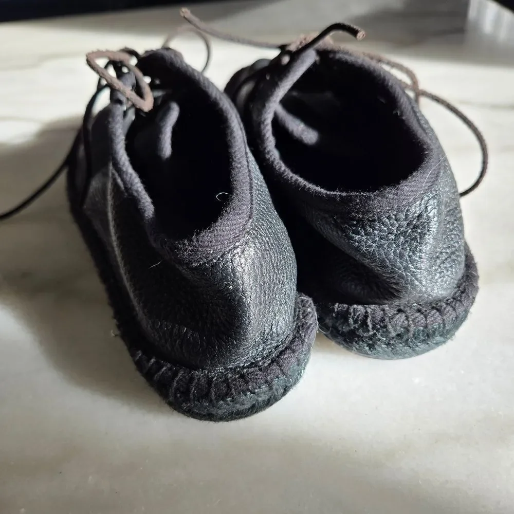 Saint Laurent Paris Deer Leather Espadrilles Shoes size 39